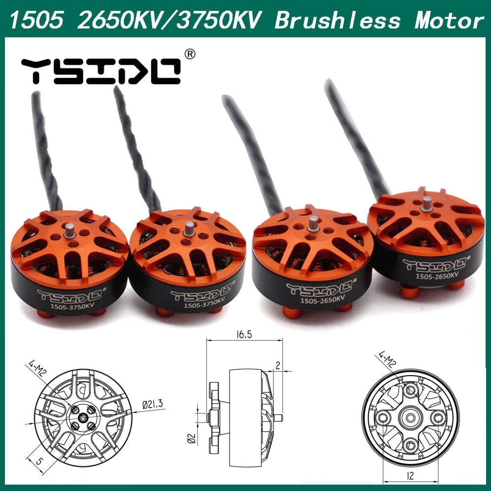 Walksnail Avatar Hd Goggles X - 4PCS YSIDO 1505 2650KV 3750KV 전기