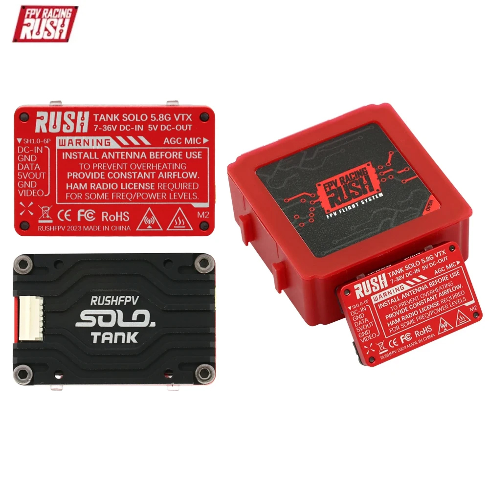 러쉬FPV 러쉬 FPV 맥스 솔로 2.5W/ 러쉬 탱크 - Rushfpv Rush Max Solo 5.8G 2.5W Vtx 리뷰 및 가격