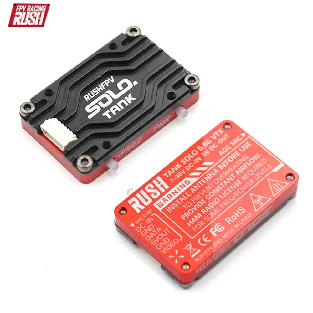 러쉬FPV 러쉬 FPV 맥스 솔로 2.5W/ 러쉬 탱크 - Rushfpv Rush Max Solo 5.8G 2.5W Vtx 리뷰 및 가격