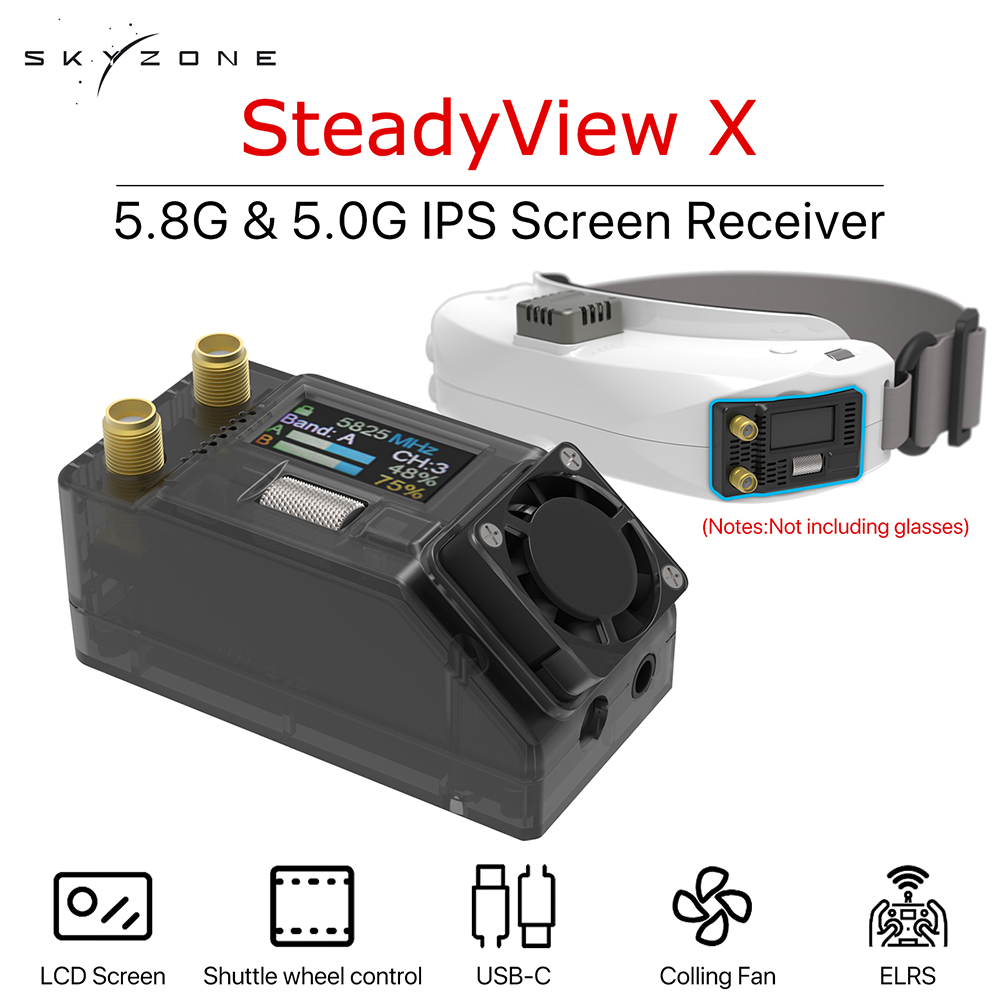 SKYZONE 리시버 모듈, FPV 고글용 고감도 다중 - Skyzone Steadyview X Receiver Module 리뷰 및 가격