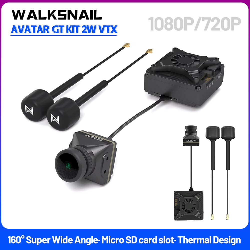 Walksnail 아바타 GT 키트 2W VTX 5.8 - Walksnail Avatar Gt Kit 2W Vtx 리뷰 및 가격